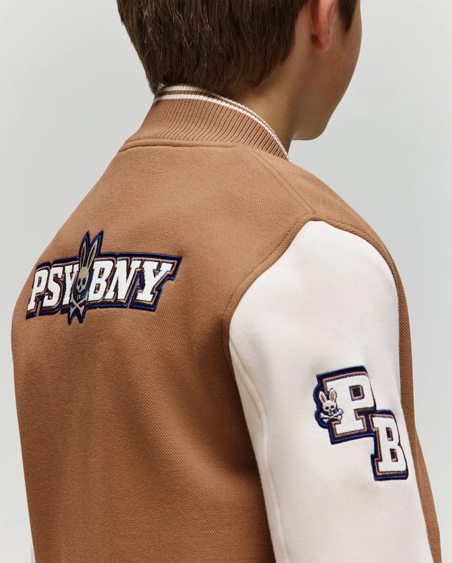 KIDS WADE KNIT VARSITY BOMBER - KO1100001