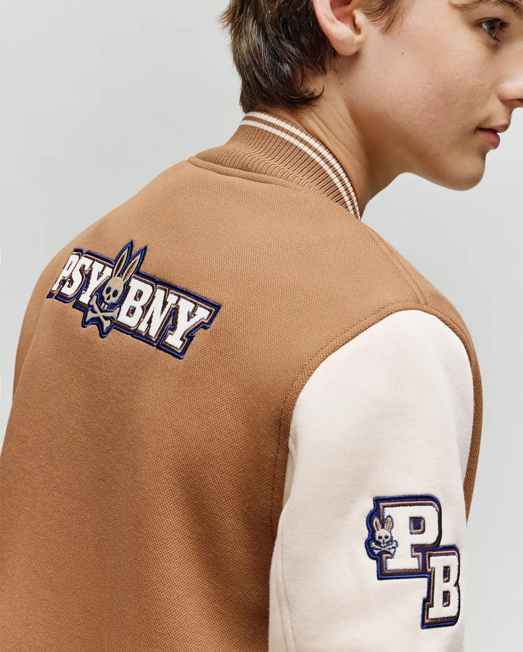 KIDS WADE KNIT VARSITY BOMBER - KO1100001