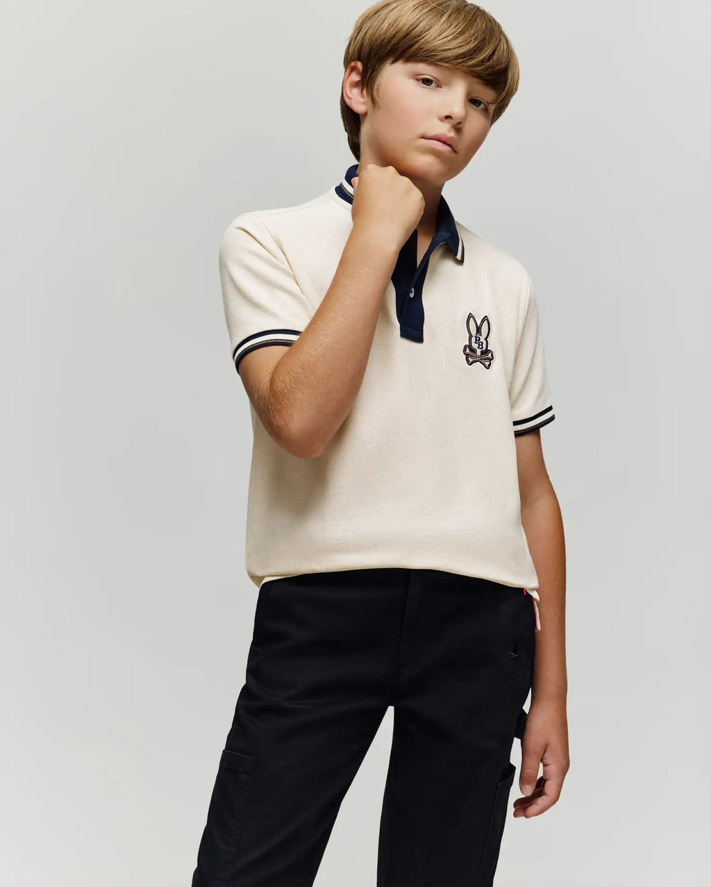 KIDS WADE PIQUE POLO SHIRT - KT0100032