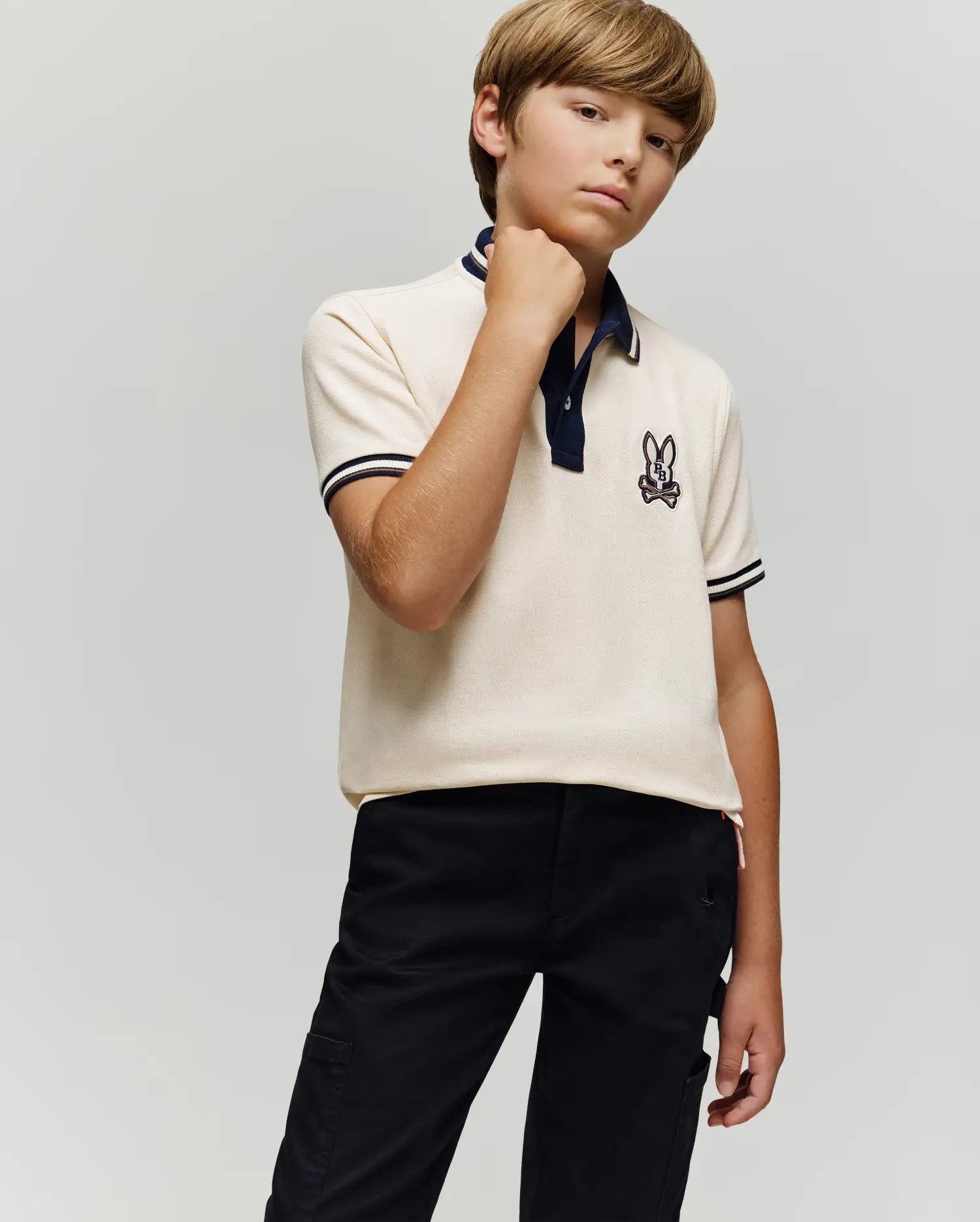 KIDS WADE PIQUE POLO SHIRT - KT0100032
