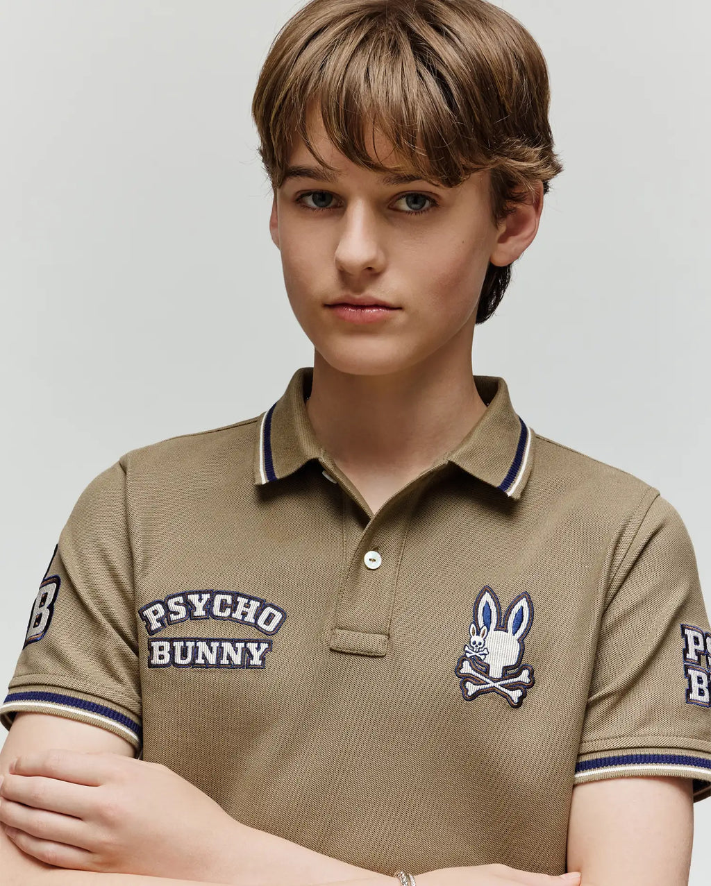 KIDS WADE PATCH PIQUE POLO SHIRT - KT0100051