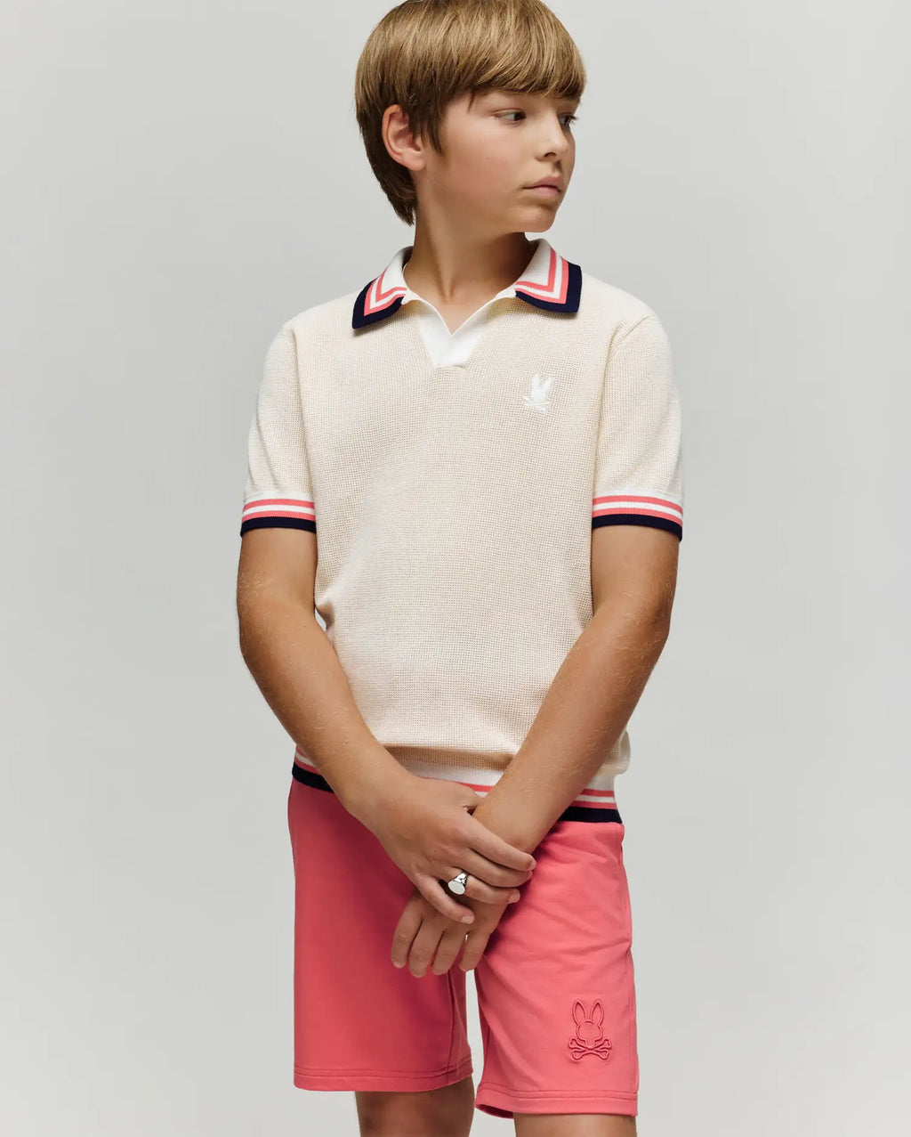 KIDS CARTER KNIT POLO SHIRT - KT0400006