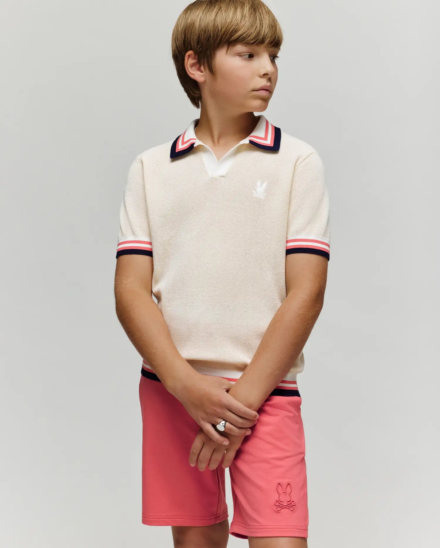 KIDS CARTER KNIT POLO SHIRT - KT0400006