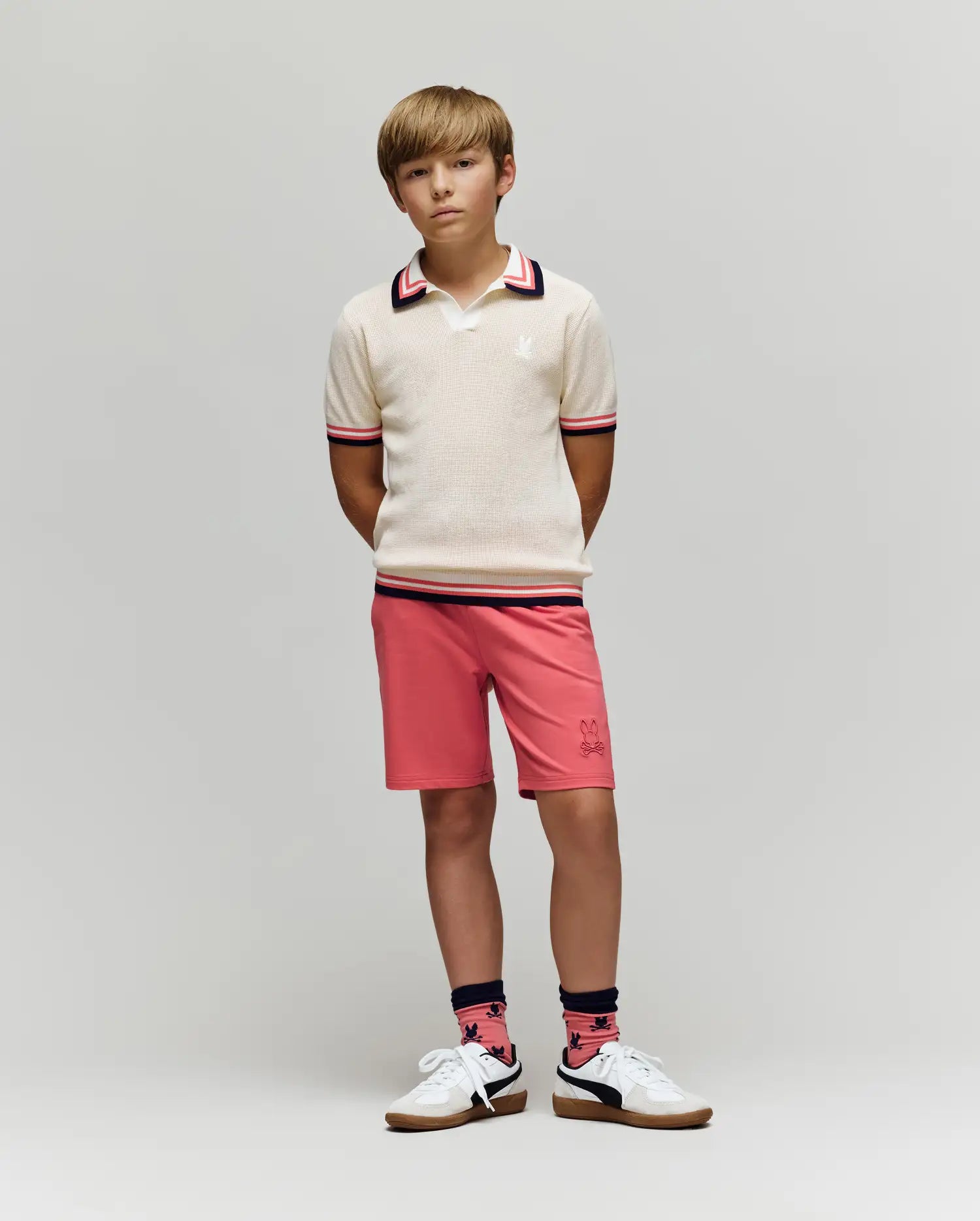 KIDS CARTER KNIT POLO SHIRT - KT0400006