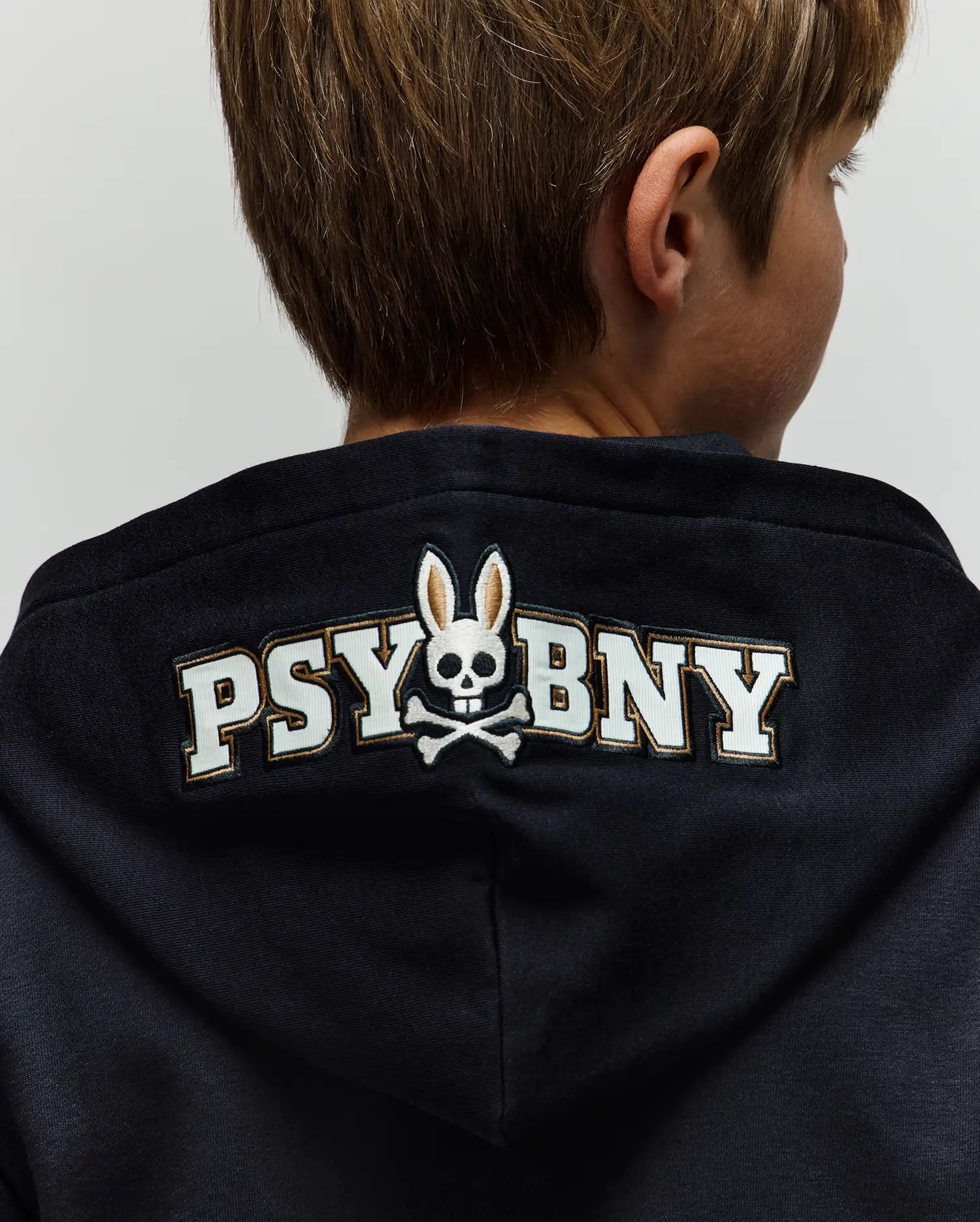 KIDS WADE CORD PATCH ZIP HOODIE - KT0500016
