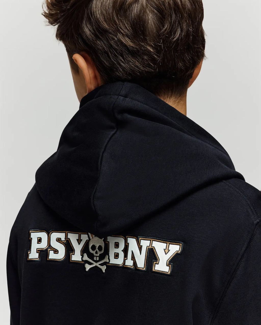 KIDS WADE CORD PATCH HOODIE - KT0500031