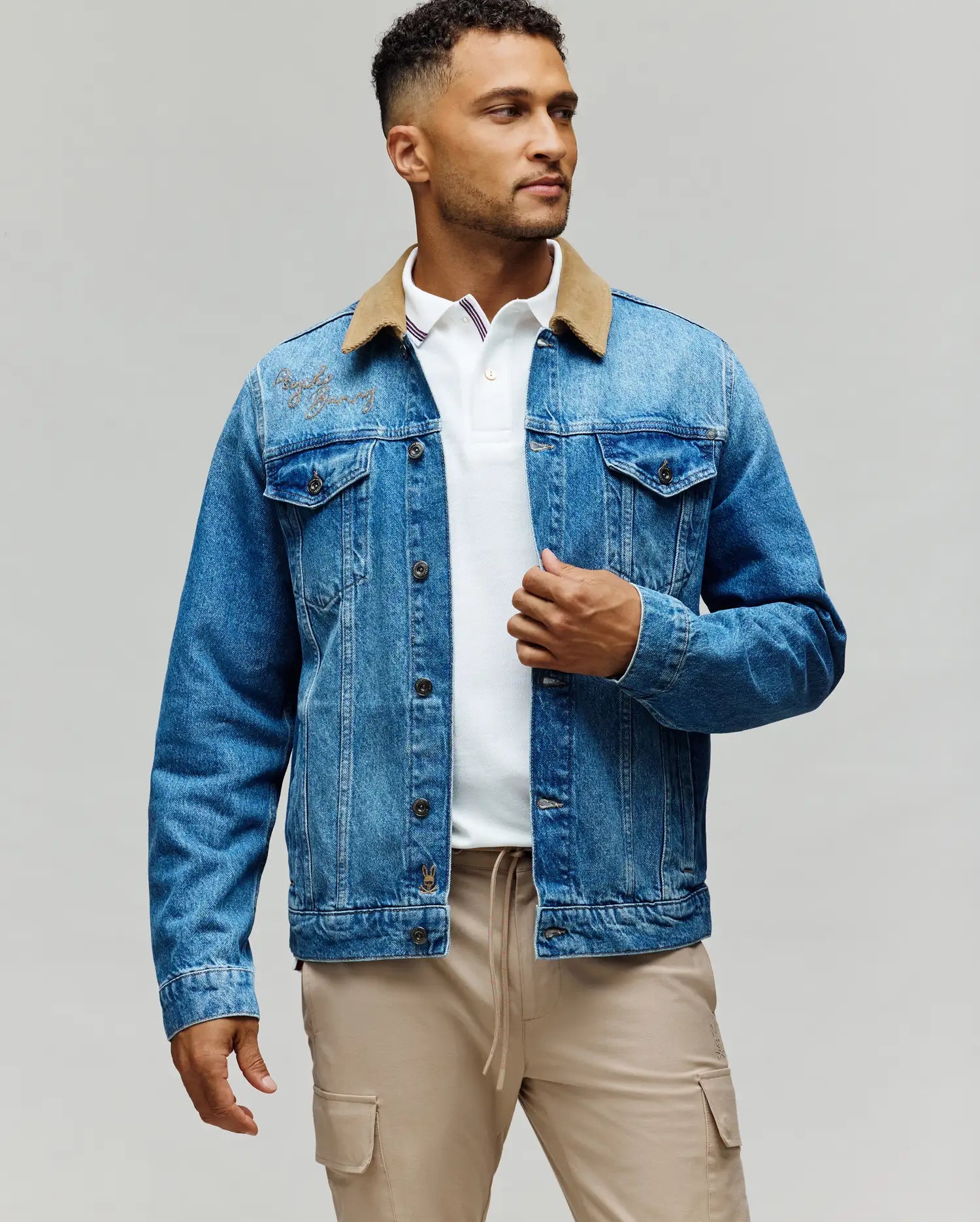 MENS WADE DENIM TRUCKER JACKET - MO1100015
