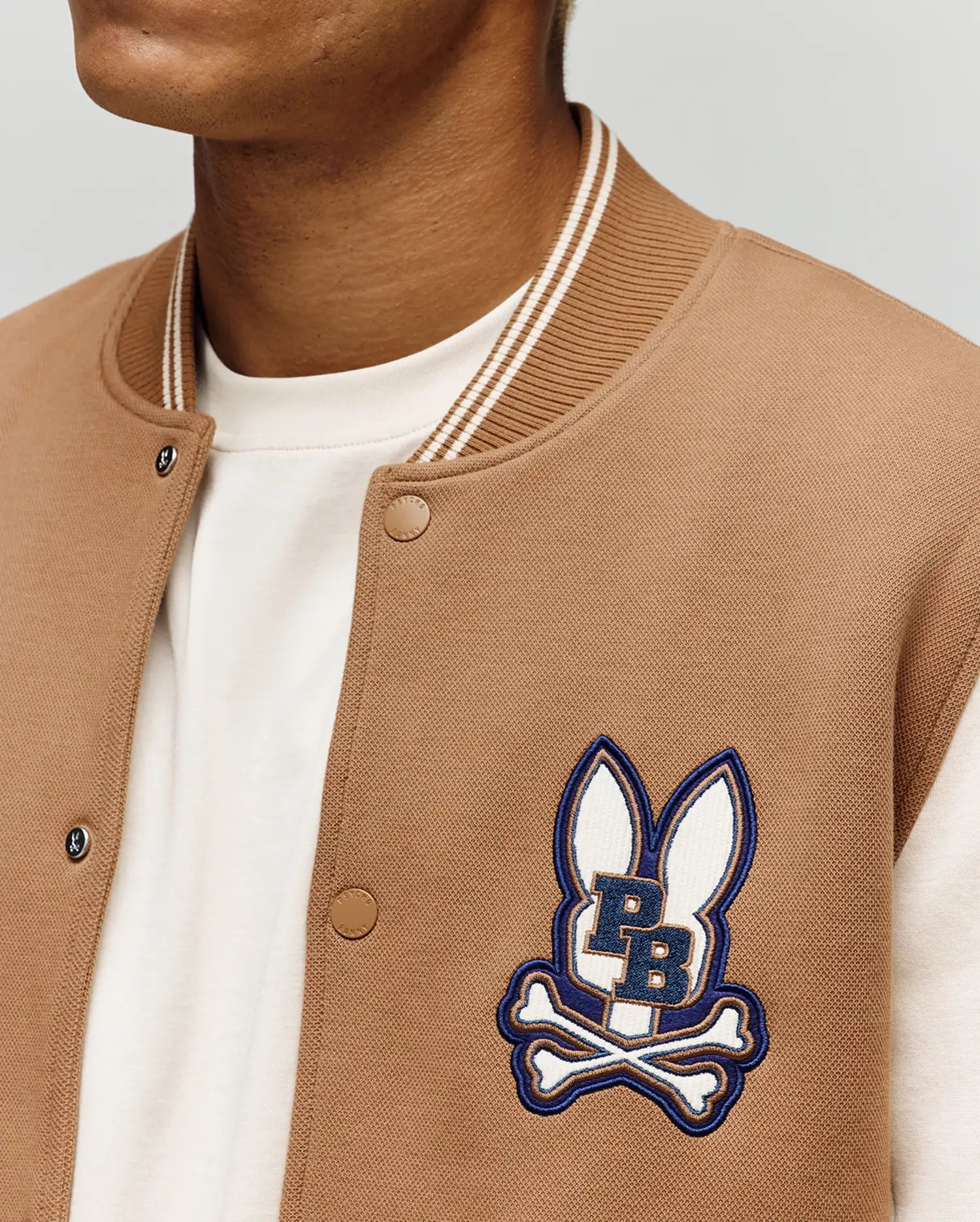 MENS WADE KNIT VARSITY BOMBER - MO110002﻿0