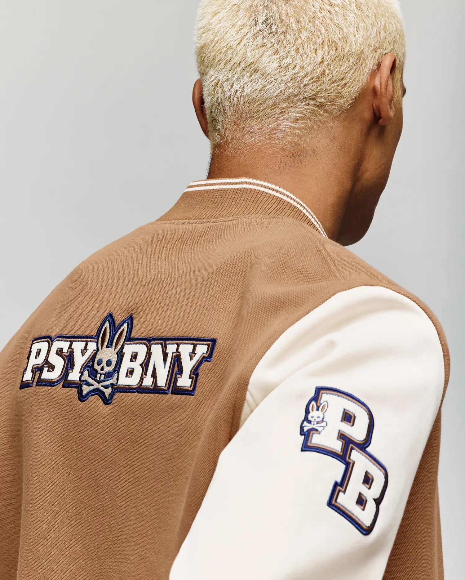 MENS WADE KNIT VARSITY BOMBER - MO110002﻿0