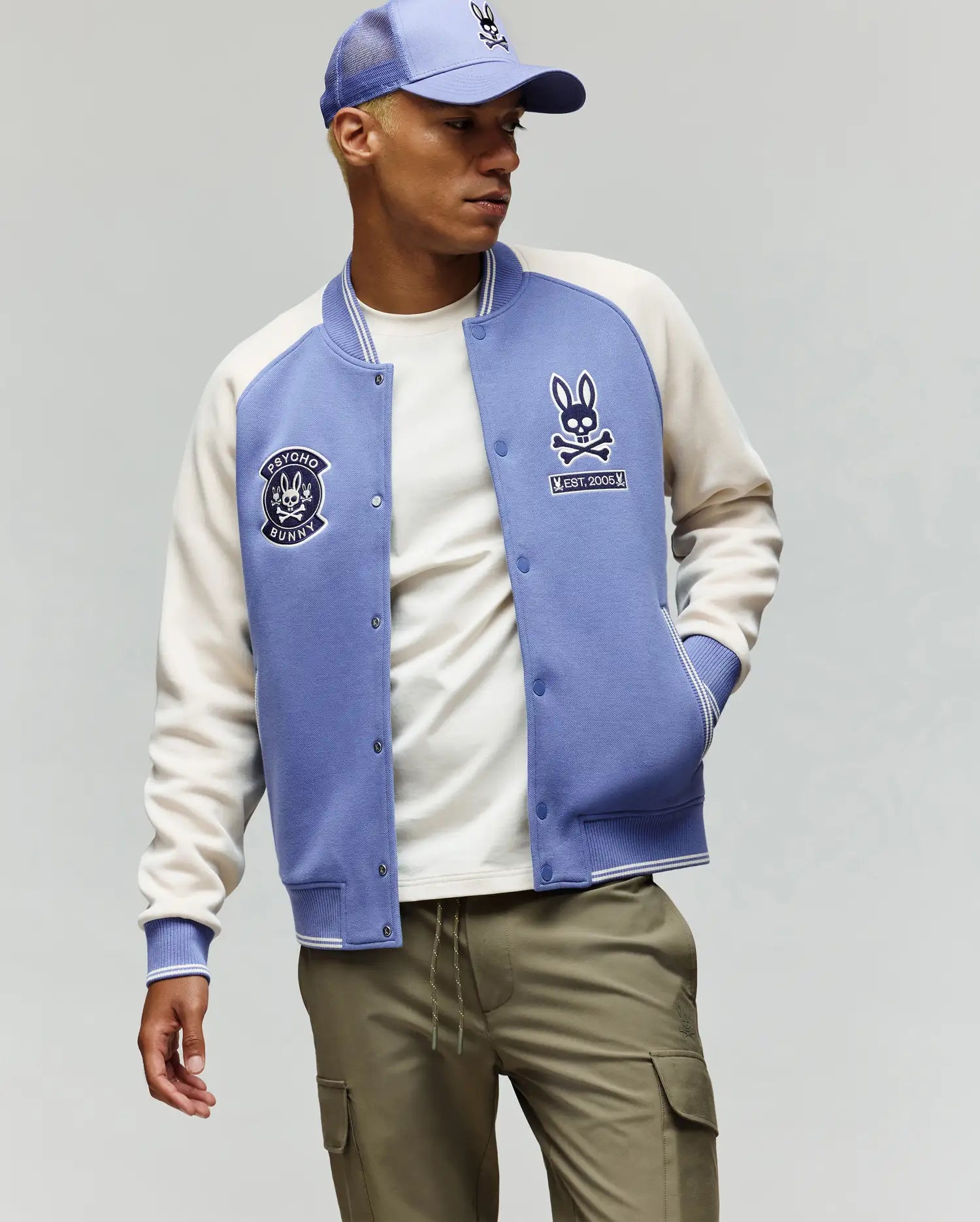 MENS RYDER KNIT VARSITY BOMBER - MO1100034