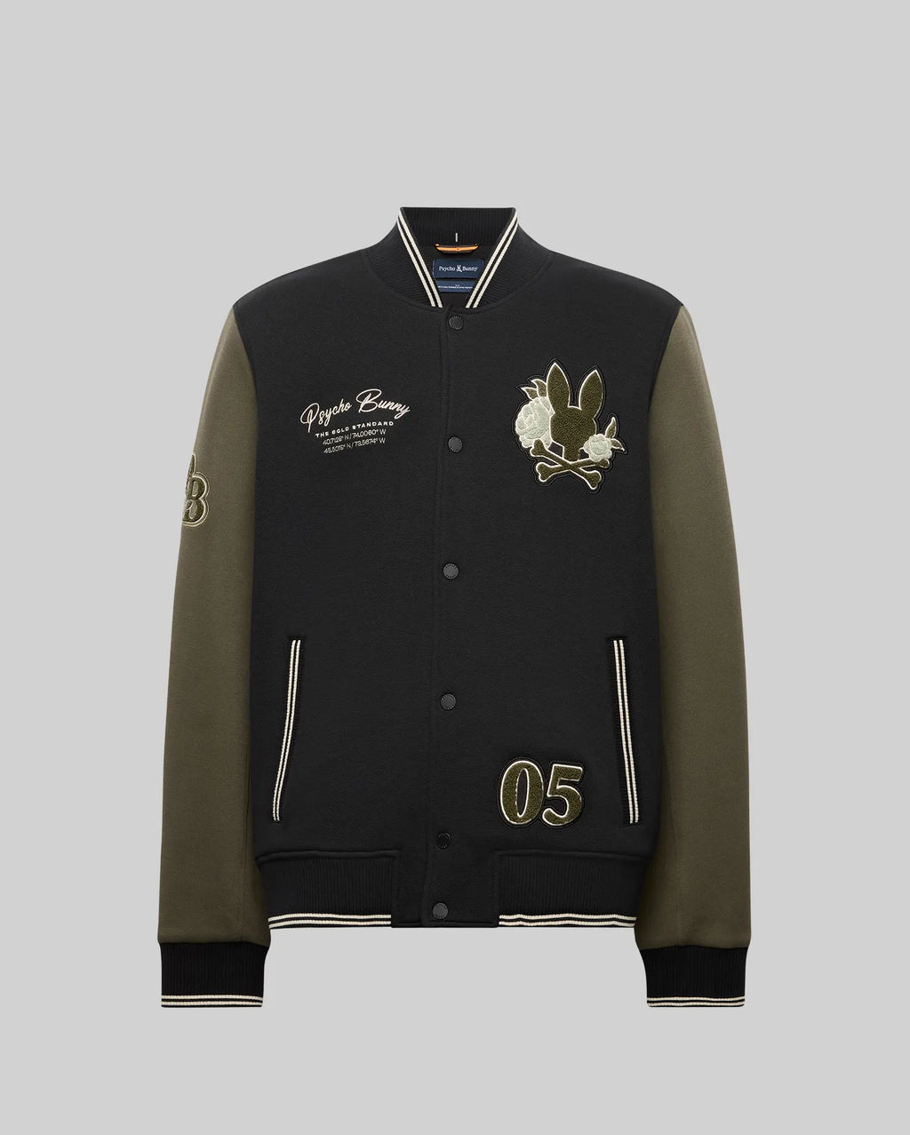 MENS AUG﻿USTE KNIT VARSITY BOMBER - MO1100050