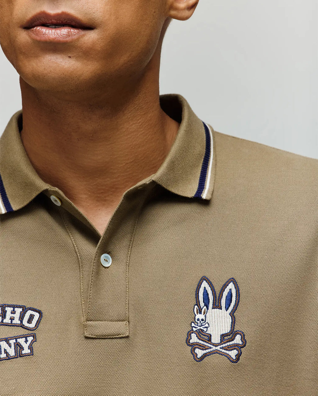 MENS WADE PATCH PIQUE POLO SHIRT - MT0100109