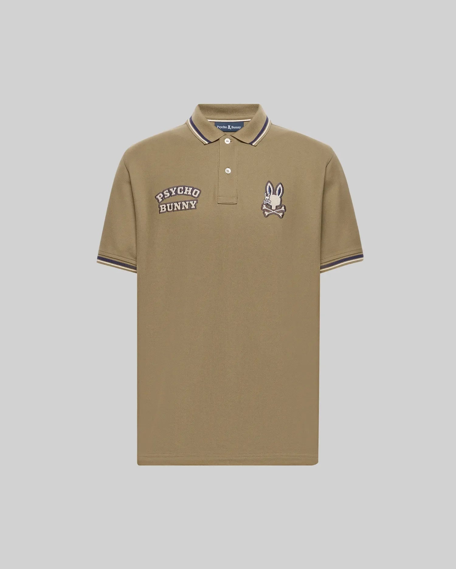 MENS WADE PATCH PIQUE POLO SHIRT - MT0100109