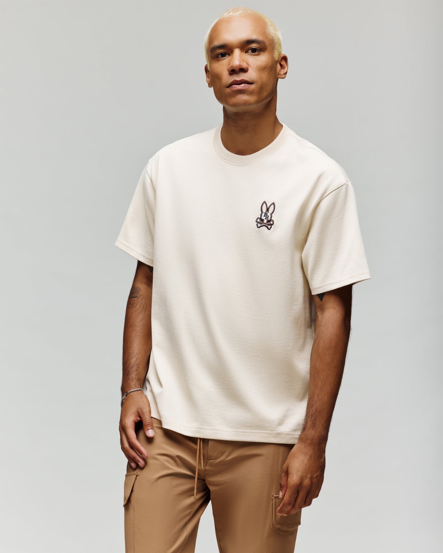MENS WADE OVERSIZED FIT CHEST TEE - MT0200152