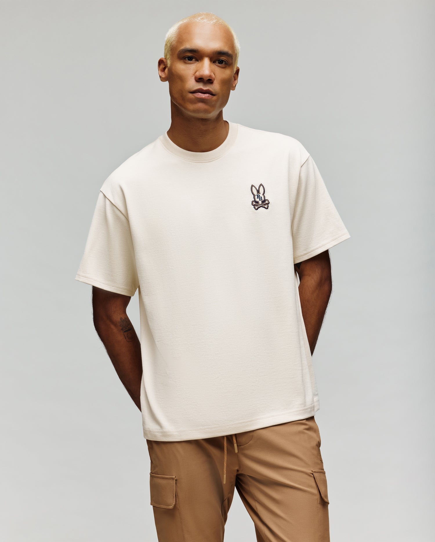 MENS WADE OVERSIZED FIT CHEST TEE - MT0200152