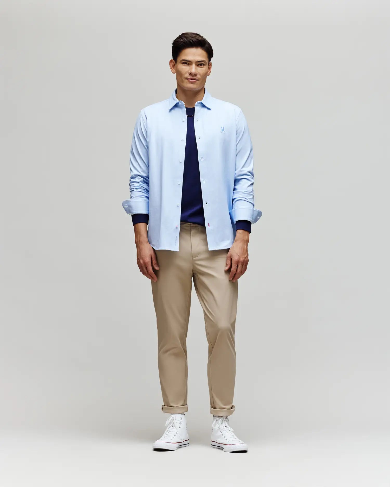 MENS JIM JERSEY STRIPED KNIT SHIRT - MT0300041