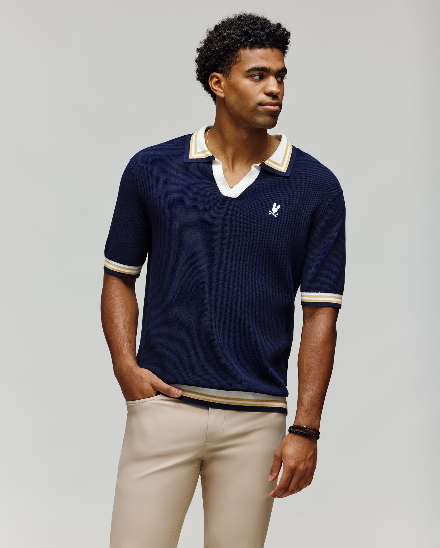 MENS CARTER SWEATER POLO - MT0400093