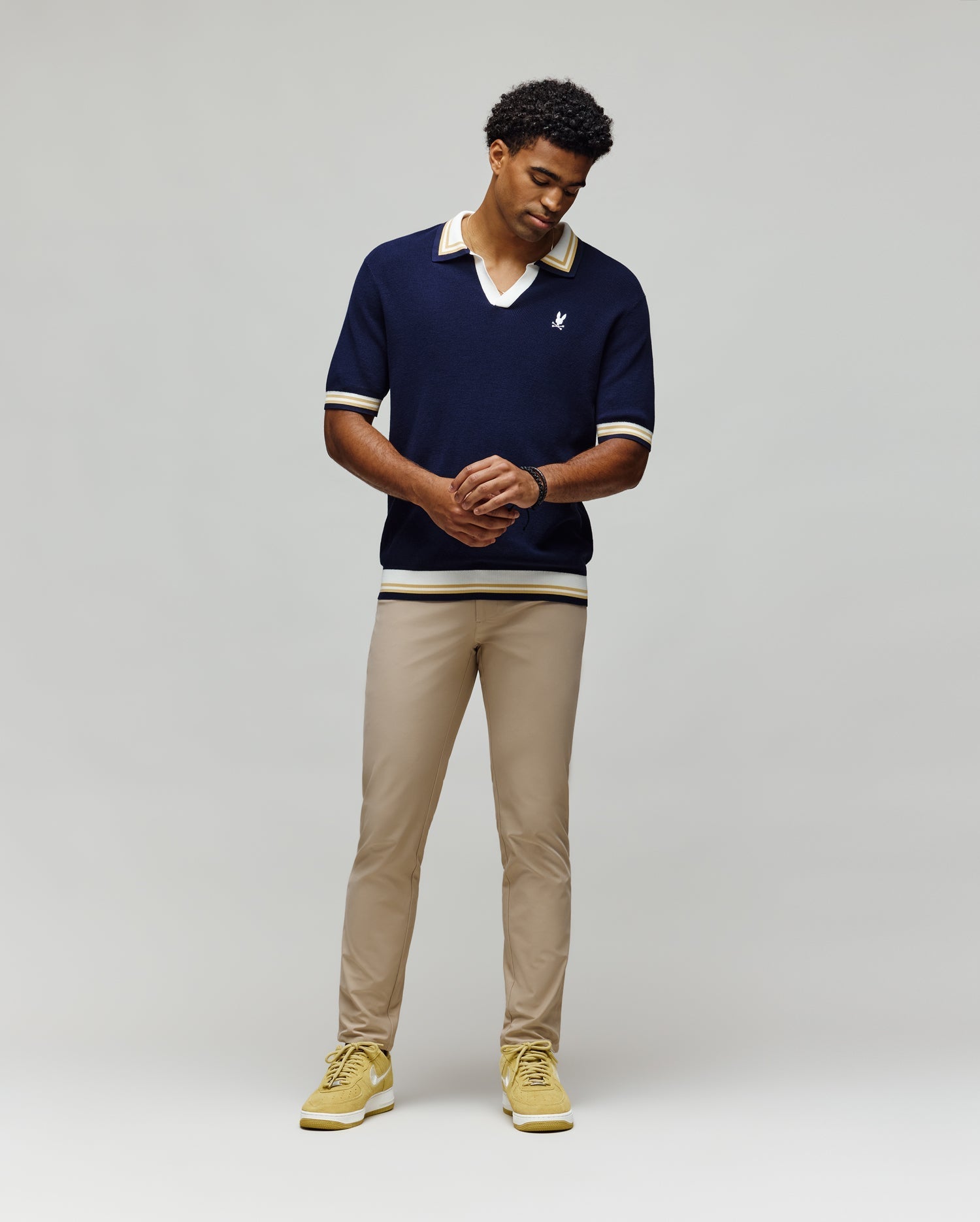 MENS CARTER SWEATER POLO - MT0400093