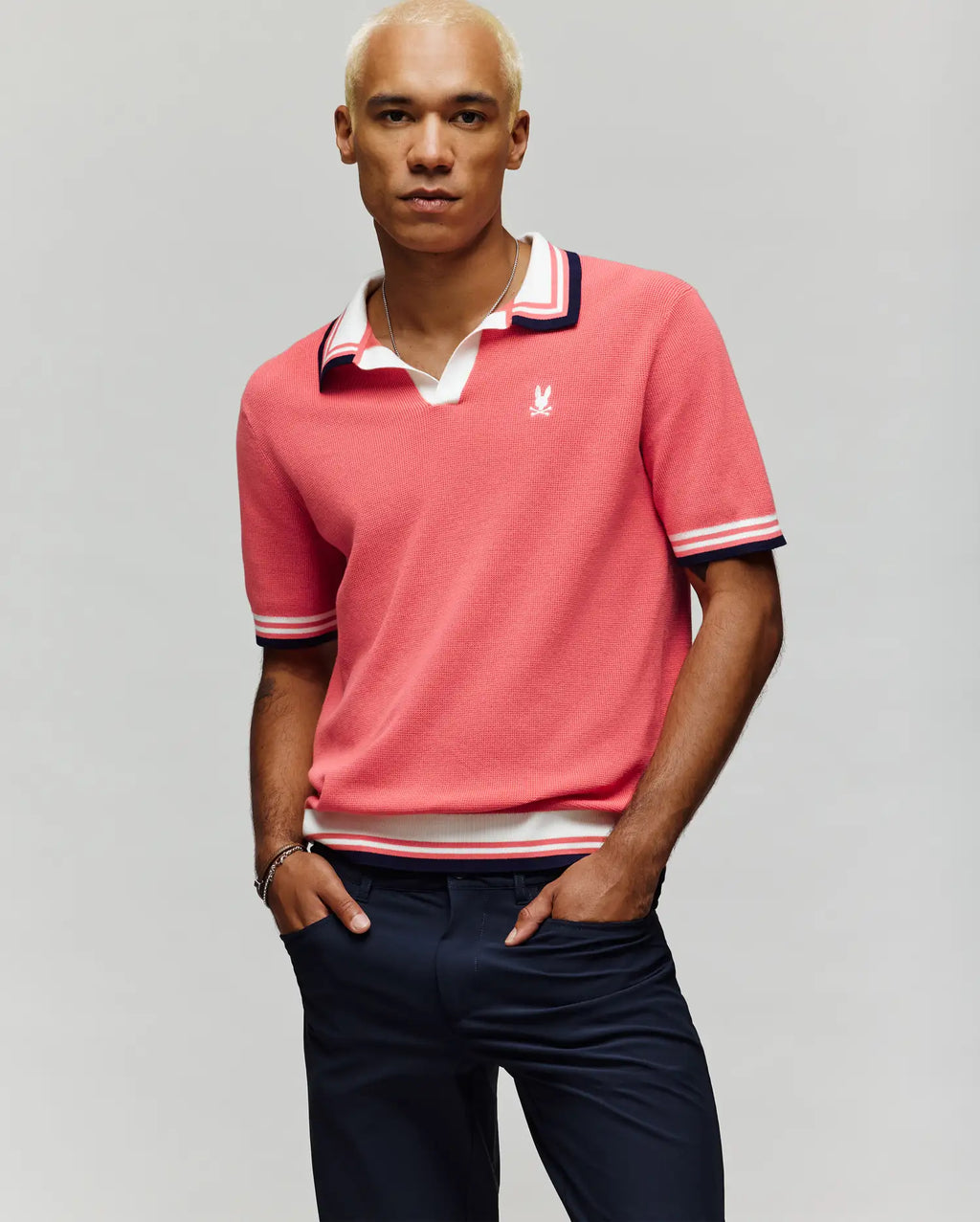 MENS CARTER SWEATER POLO - MT0400093