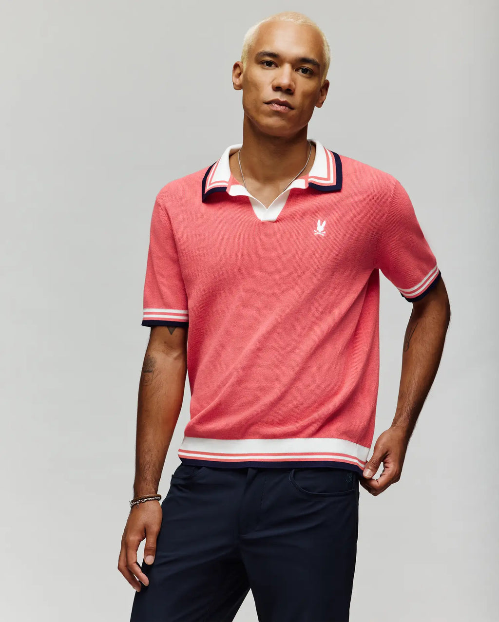 MENS CARTER SWEATER POLO - MT0400093