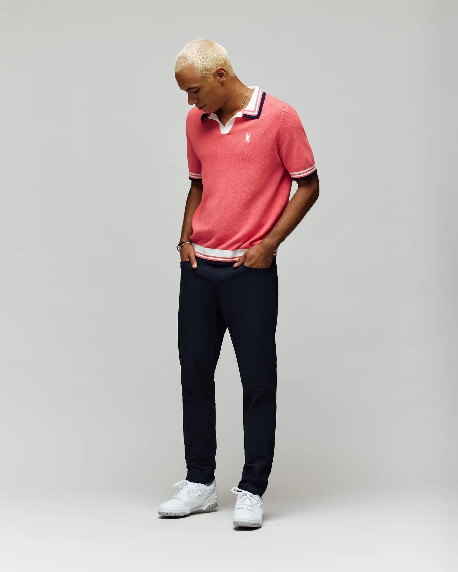 MENS CARTER SWEATER POLO - MT0400093
