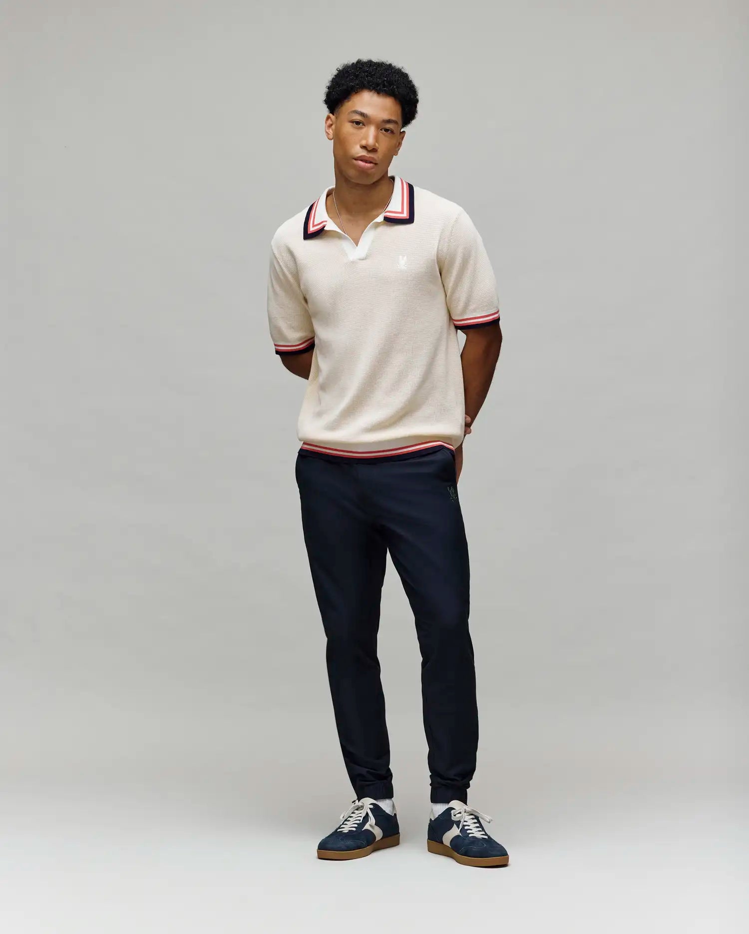 MENS CARTER SWEATER POLO - MT0400093