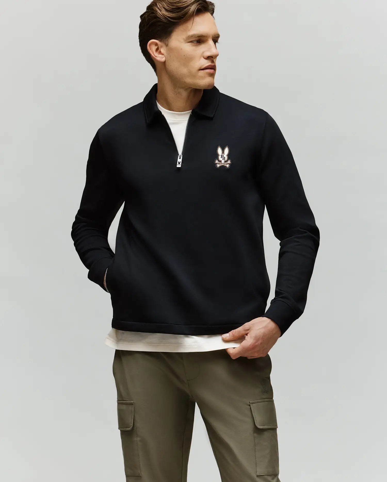 MENS DANIEL QUARTER ZIP SWEATSHIRT - MT0500023