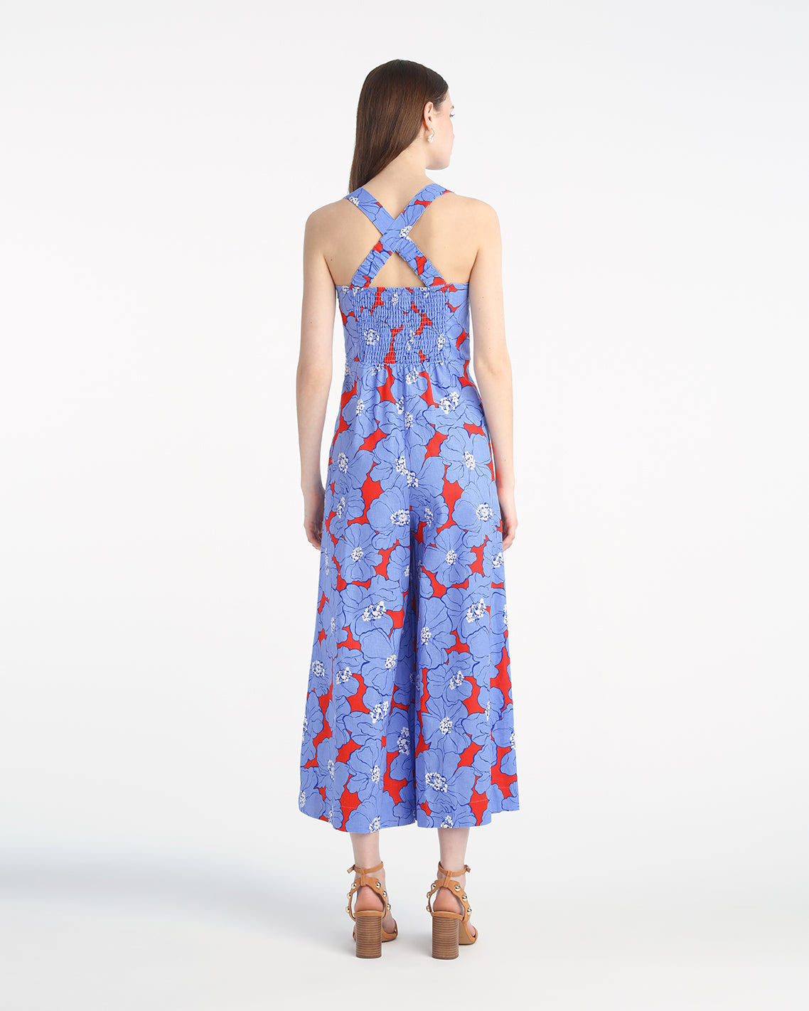 Kendall Sleeveless Jumpsuit in Floating Floral