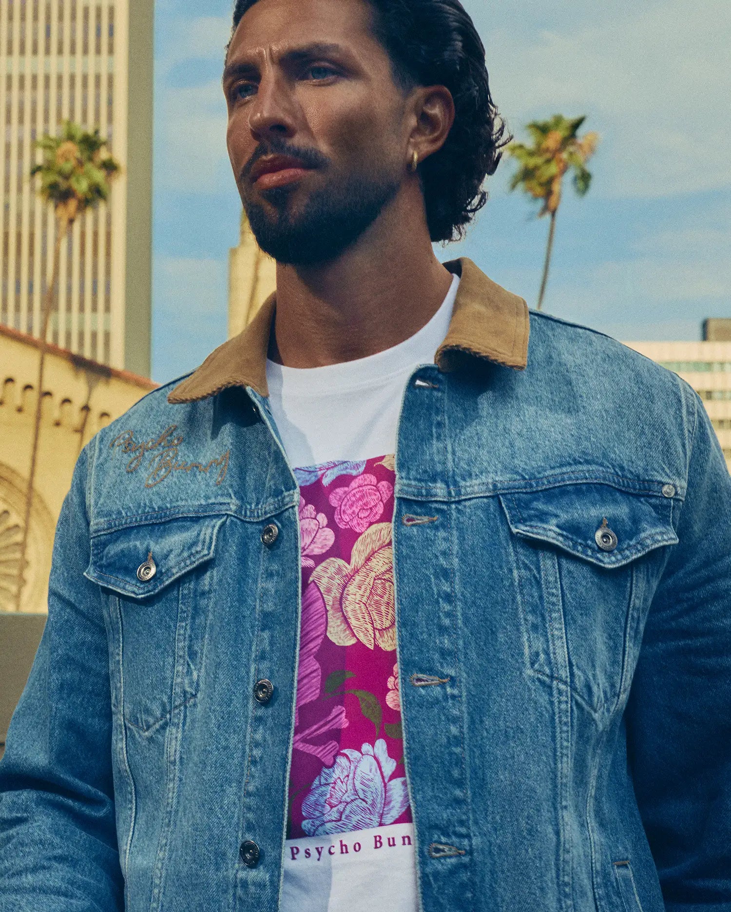 MENS WADE DENIM TRUCKER JACKET - MO1100015